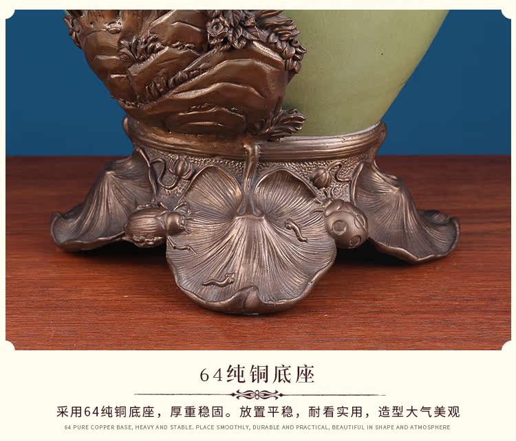 American pastoral ceramic vase sitting room adornment high - class European - style creative household soft outfit porch place between example