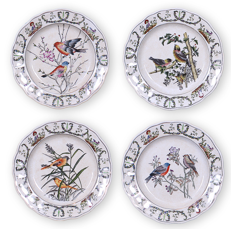 European creative decoration decoration plate furnishing articles American household act the role ofing is tasted setting wall hanging dish ceramic sat dish