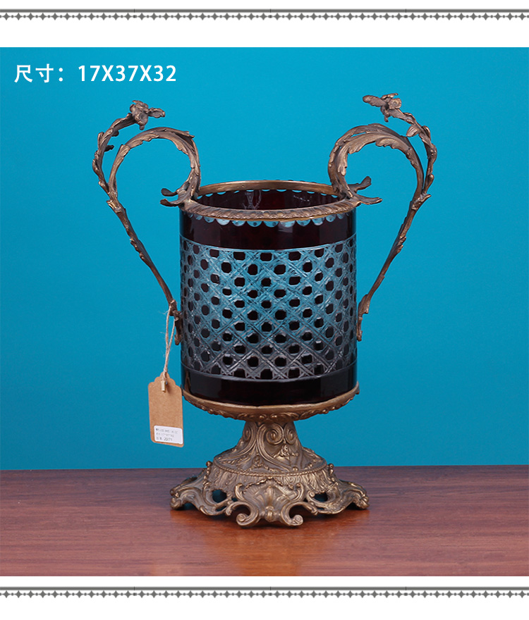 Foreign trade export orphan works pure copper the sitting room porch ceramics handicraft artical household soft adornment is placed