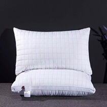 A pair of three-dimensional cotton pillow pillow core hotel pillow single double cervical vertebra pillow to help sleep the whole head home
