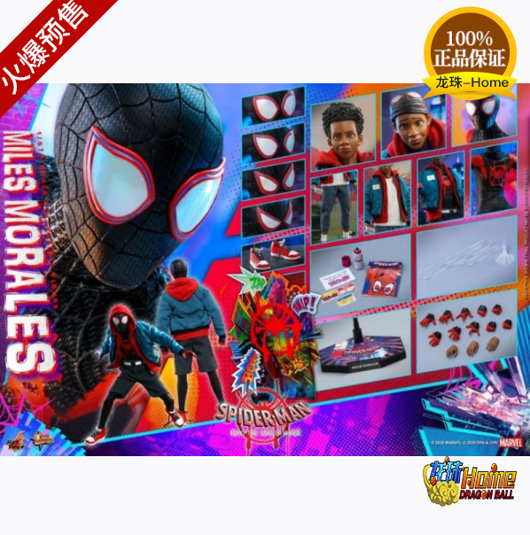 Hottoys HT 1 6 MMS567 Spiderman Miles Morales disposable
