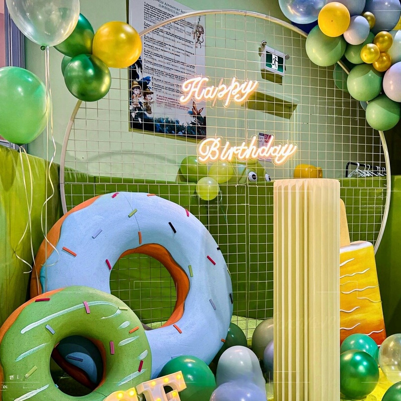 Instagram-Style Foam Ice Cream, Ice Cream Donuts, Decorative Ornaments, Popular Photo Props, Dessert Shop Window Displays