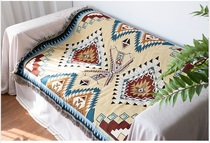 Foreign trade India Mandela Leisure ethnic wind Gay blanket tapestry Casual Cotton decorative blanket Blanket Double Rhombus