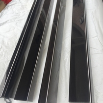 Stainless steel black titanium square tube round tube flat tube titanium rose gold brushed mirror complete specifications can be customized