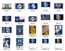 Foreign trade supply Santiago Padres MLB San Diego Padres Flag Amazon WISH EBAY
