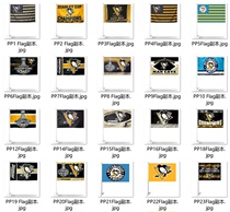 Foreign trade Pittsburgh Penguins flag car flag series NHL Pittsburgh Penguins Car Flag