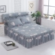 Đôi da thân thiện với tấm phim hoạt hình đám cưới đầy đủ trang bị bông giường bedspread giường váy che ren dày mới - Váy Petti