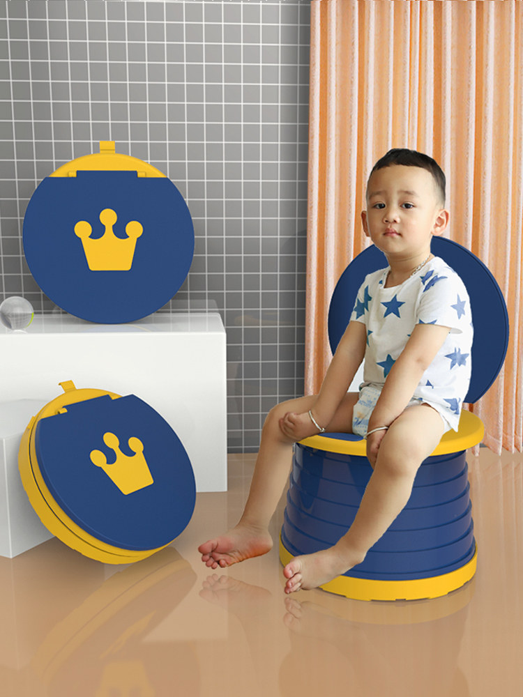 Children's folding toilet toilet for men and women Baby portable travel car child urinal Baby potty