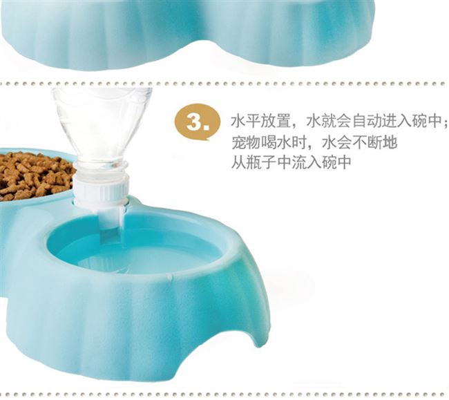 Vật nuôi cần thiết hàng ngày chó bát mèo bát thức ăn cho chó bát đôi bát mèo nồi tự động cho ăn nước uống mèo và chó cung cấp - Cat / Dog hàng ngày Neccessities 	bát ăn cho chó cảnh	