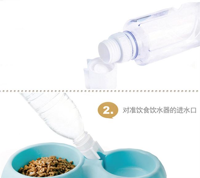 Vật nuôi cần thiết hàng ngày chó bát mèo bát thức ăn cho chó bát đôi bát mèo nồi tự động cho ăn nước uống mèo và chó cung cấp - Cat / Dog hàng ngày Neccessities 	bát ăn cho chó cảnh	