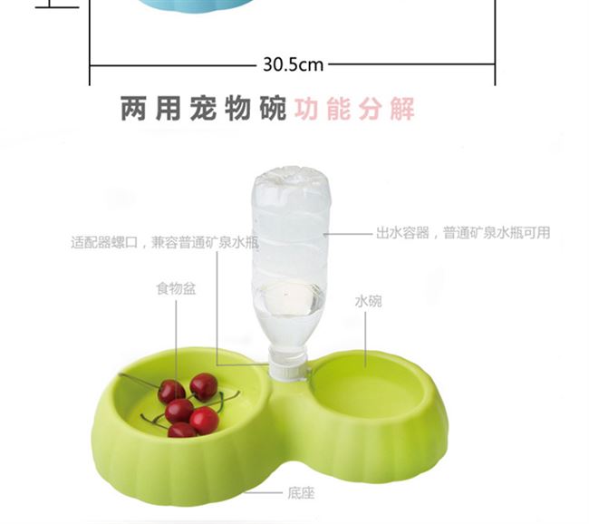 Vật nuôi cần thiết hàng ngày chó bát mèo bát thức ăn cho chó bát đôi bát mèo nồi tự động cho ăn nước uống mèo và chó cung cấp - Cat / Dog hàng ngày Neccessities 	bát ăn cho chó cảnh	