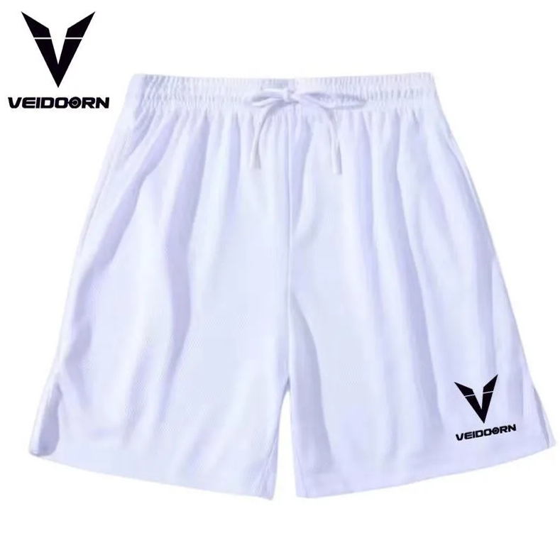 Vd American-Style Basketball Shorts for Men, 4-Point Shorts That Don'T Reach the Knee, Trendy Fitness Training Shorts, Summer Quick-Dry Practical Sports Shorts