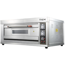  British TKH gas oven Commercial one-layer two-plate liquefied gas oven stall large pancake pizza oven