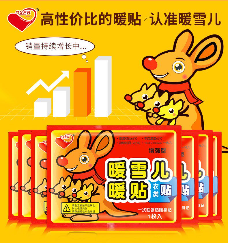 Warm Sticker Baby Stick Hot Post Cold-Proof Warm Joint Patch Spontaneous Fever Wrap Knee Patch Warm Palace Waist Belly Winter