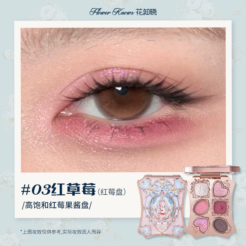 Strawberry for face, complex face blush, highlighter
