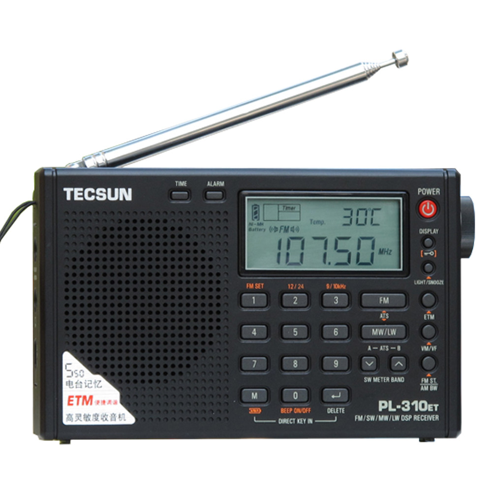 Tecsun Desheng PL-310ET Full Band Semiconductor 46 Level English radio High sensitivity portable