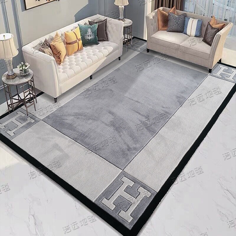 Modern minimalist light lavish grey-like pantry Room sofa Sofa Tea Table Carpet Bedroom Full Bunk Bed Tail Carpet Handmade