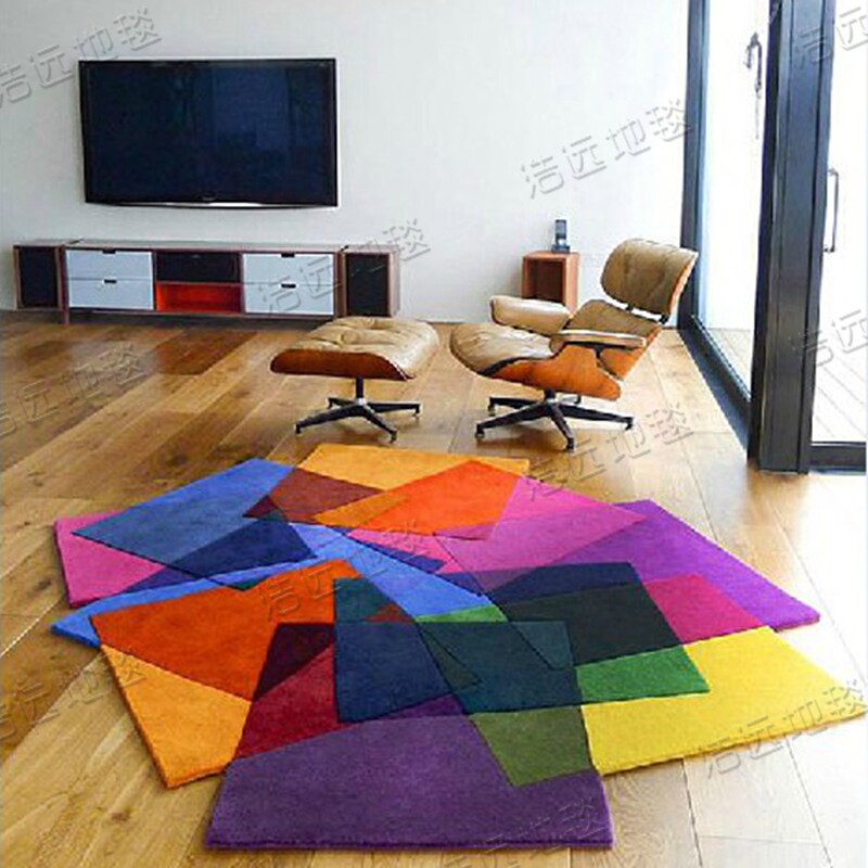 Personality Alien Color Carpet Living Room Tea Table Sofa Rug Bedroom Bedside Children Room Book House Handmade