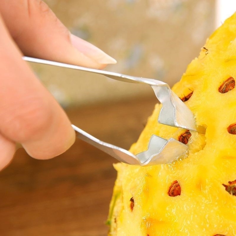 Pineapple goes to the eye and home fruit clip Tomato Tomato to the Tiknife Strawberry to the Tamier Kitchen Little Tool