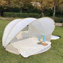 ins Han version Childrens outdoor foldable picnic beach sunscreen Tent Camping Game Tent Portable and free of installation