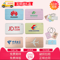 Airplane luggage tag custom printed Logo lettering suitcase tag custom company advertising campaign small gift