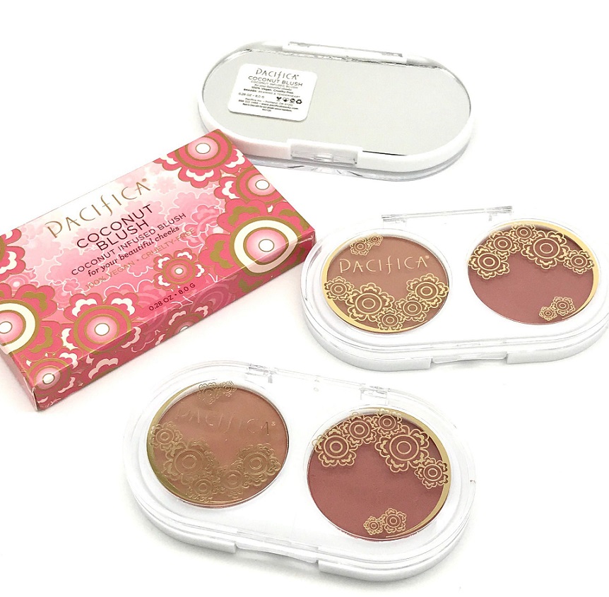 Clearance Pacifica COCONUT BLUSH US Pacifica dầu dừa hai màu má hồng sản phẩm mới - Blush / Cochineal bảng má hồng 3ce