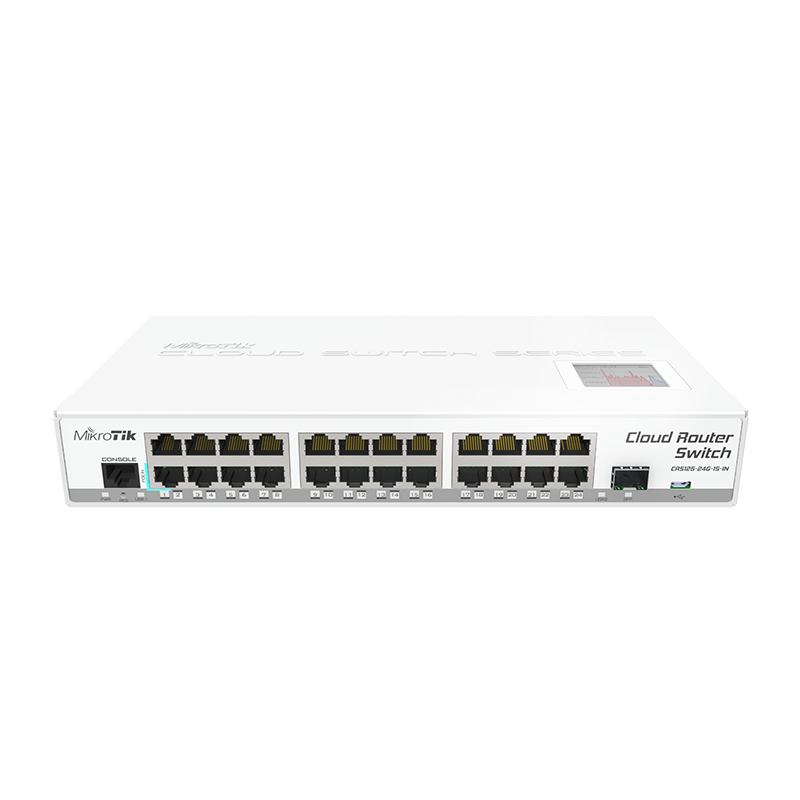 MikroTik CRS125-24G-1S-IN Intelligent three-layer network management 24 mouth cloud routing switch