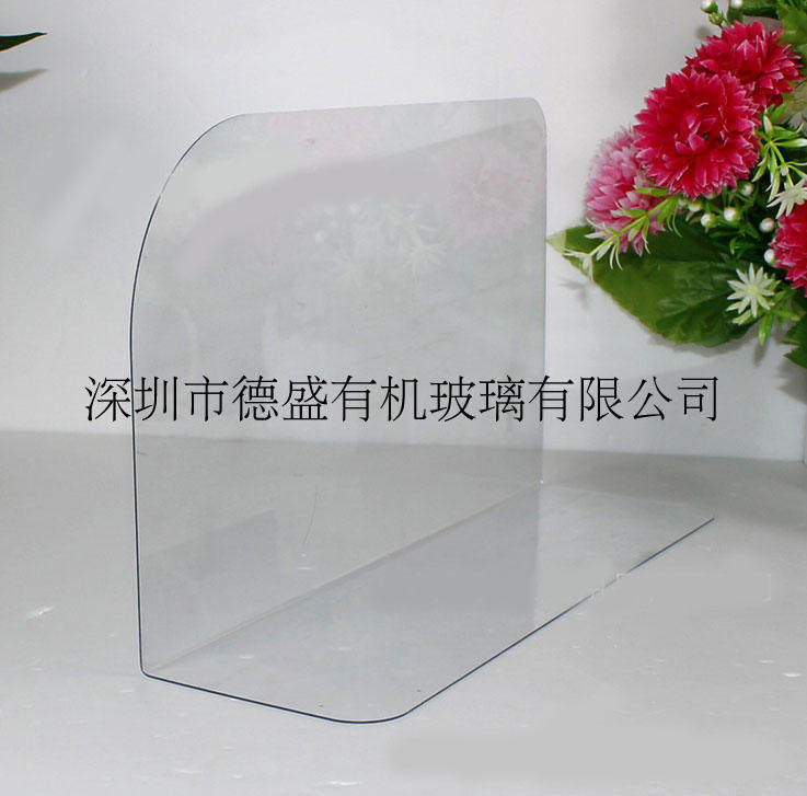 PVC shelf bezel supermarket convenience store stationery L-shaped separator block transparent shelf bezel