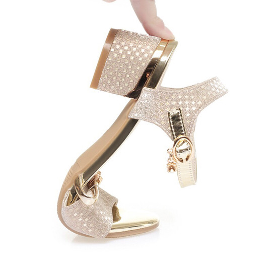 Brand Genuine Leather Sandals for Women 2025 Summer Chunky Heel Non-Slip Fairy Style Mom Shoes Fashionable Versatile Soft Sole Sandals