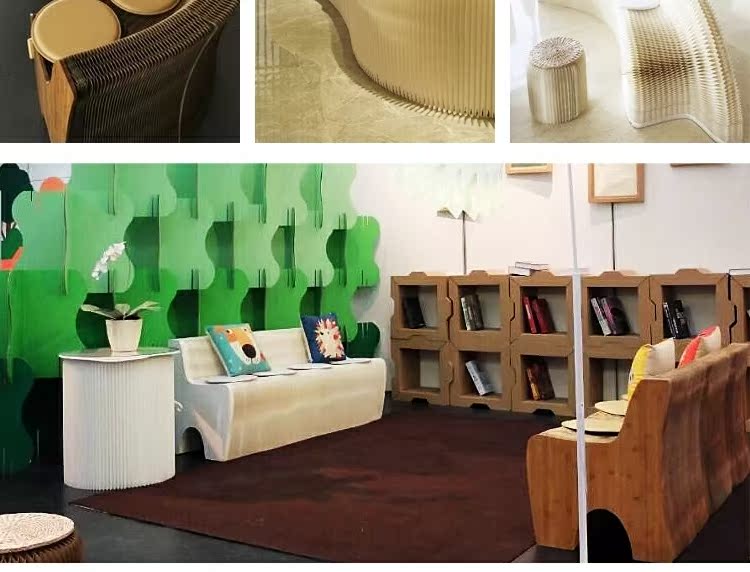 Mười tám giấy gác hình biến dạng cơ quan sofa có thể gập lại đơn giản cá tính thiết kế sáng tạo đồ nội thất ghế đôn gỗ