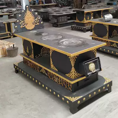 Energy-saving heating stove biological pellet stove environmental protection household firewood stove rural coal burning firewood large earth stove