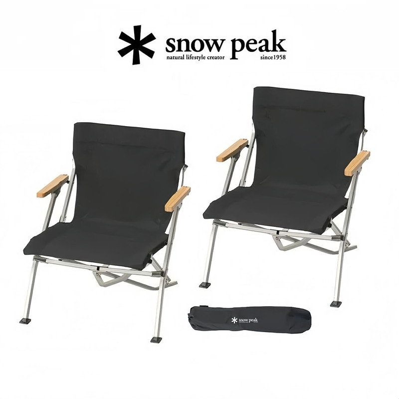 [in Stock] Snowpeak Set-093 Sea Dog Chair Outdoor Camping Portable Folding Chair