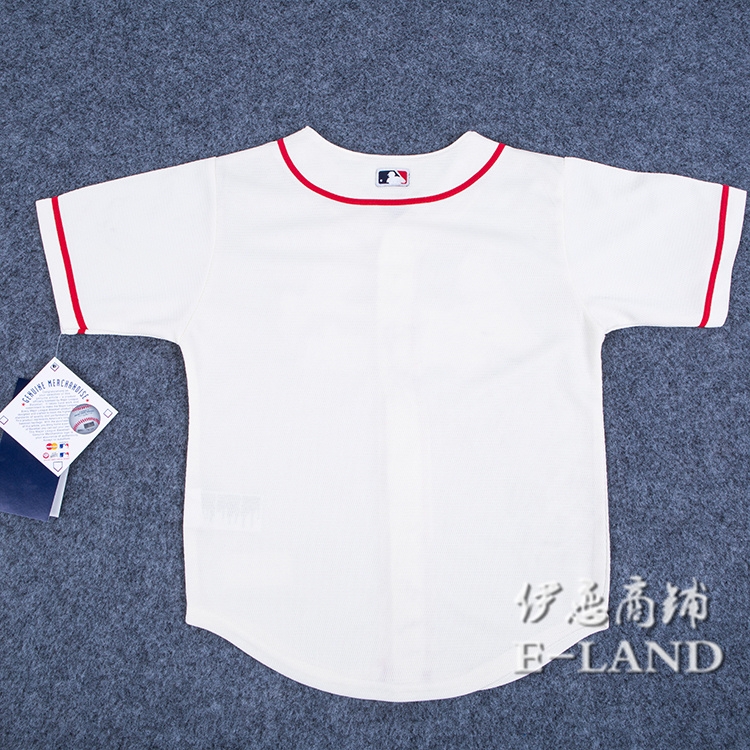 Yi tình yêu cửa hàng MLB đồng phục bóng chày vớ đỏ RedSox cha mẹ và con trẻ em mặc các cặp vợ chồng hip-hop thể thao giản dị ngắn tay T-Shirt bộ thể thao uniqlo