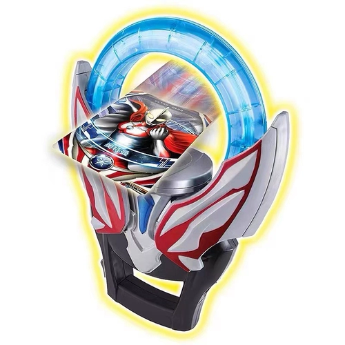 Bandai, Ultra, кольцо, Ультрамен Тига трансформер, комплект, святой меч, классические карточки, игрушка