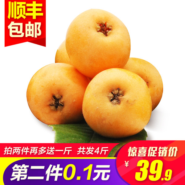 麻城曾氏 攀枝花米易大五星枇杷 2斤*2件 双重优惠后￥35包邮