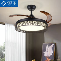 Invisible fan lamp ceiling fan lamp dining room living room bedroom Net red electric fan lamp 2021 New hanging lamp lamp fan integrated