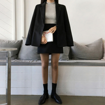 Suit suit women Korean spring new chic Korean casual small suit short skirt Two ins suit suit suit