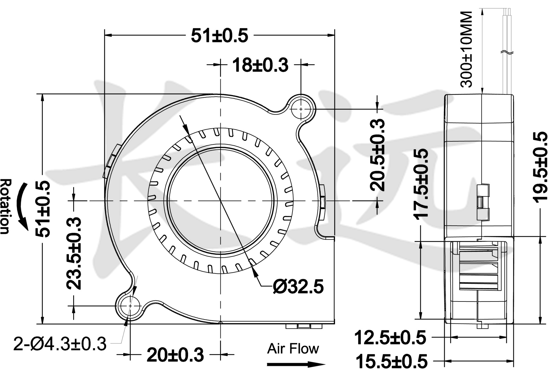 原装 MF50152VX1L01CQ99 全新 5015 24V1.95W 鼓风机涡轮风扇阿里巴巴
