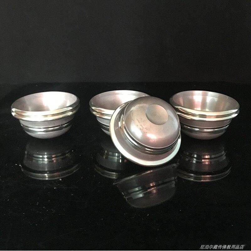 Bronze water supply bowl Nepal for water glass Buddha front for a bowl for Buddha supplies pure copper holy water glass Eight for a bowl