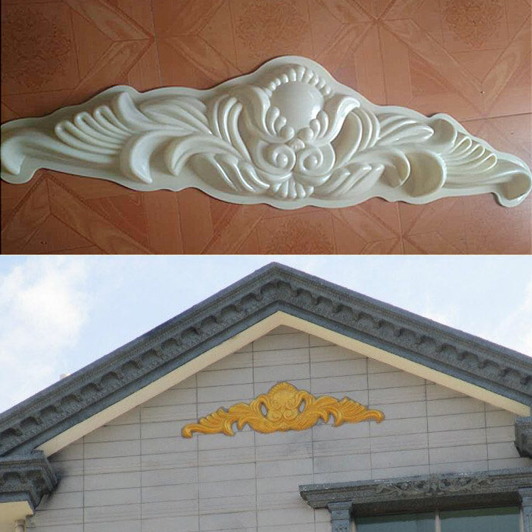 GRC European cement prefabricated cast-in-place plastic steel 1 2 meters mountain flower mold relief villa exterior wall window cover Roman column