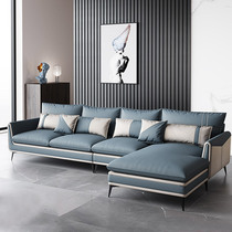 Nordic technology cloth sofa size apartment simple fabric sofa living room modern light luxury furniture combination set