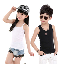 Child Pure Cotton 7 Boy Workwords 6 Girl Harnesses 5 Vests 8 CUHK Toddler Toddler Kids Baby Underwear Summer Jersey Undershirt
