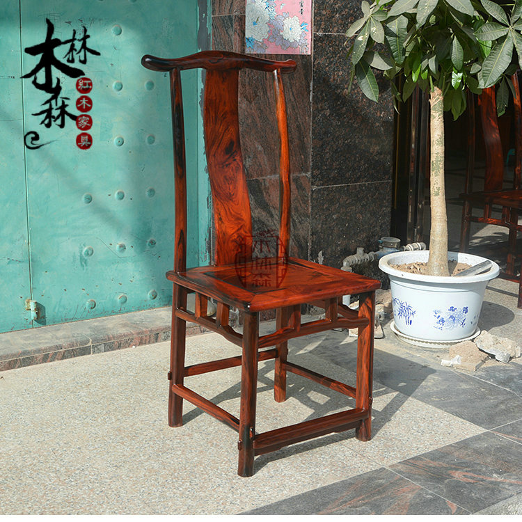 Bàn ăn gỗ gụ gỗ rắn Miến Điện Bàn tròn gỗ hồng mộc Bàn ăn gỗ và ghế kết hợp gỗ Ming và Qing - Bộ đồ nội thất bàn ghế gỗ phòng khách hiện đại