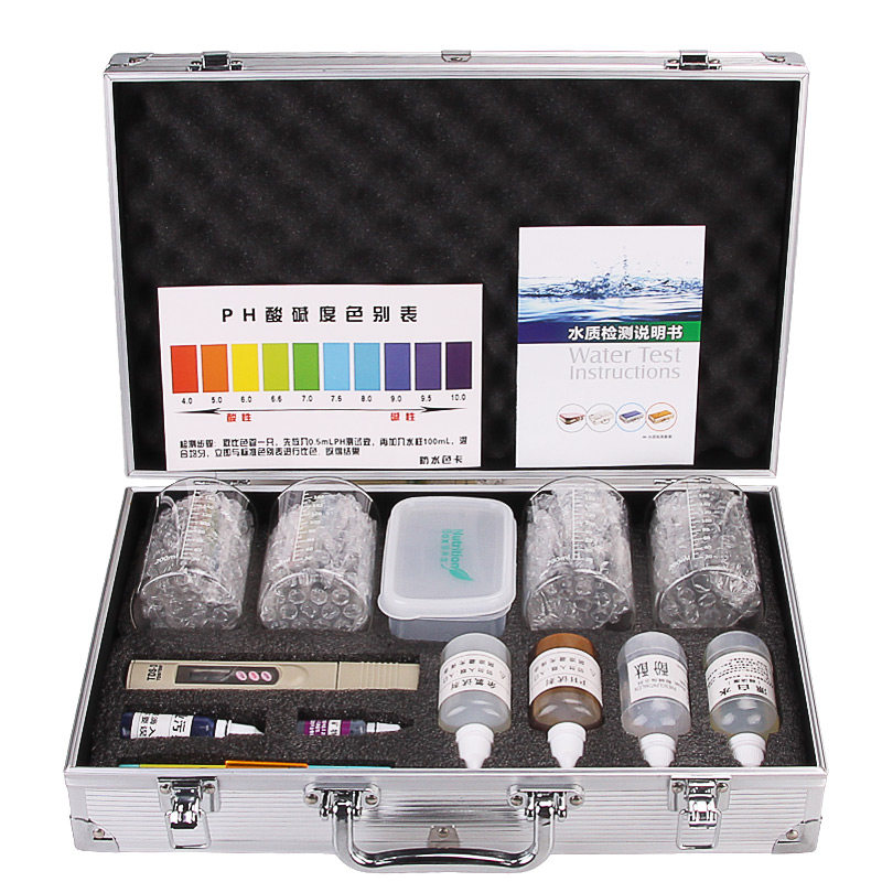 Water quality testing toolbox water purifier demonstration toolbox water machine product monitoring and testing toolbox set