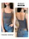 Modal Camisole for Women, 2026 New Style, Square Neck, Ice Silk, Beautiful Back, Can Be Worn Outside, Gray Sleeveless Base Top