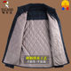 Woodpecker 100% wool warm shirt ຜູ້ຊາຍໄວກາງຄົນ velvet thickened shirt brushed plaid dad top