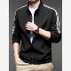 Woodpecker stand collar cardigan jacket men's sweatshirt ພາກຮຽນ spring ແລະດູໃບໄມ້ລົ່ນຄົນອັບເດດ: ກິລາໃຫມ່ກິລາກາງແຈ້ງບາດເຈັບແລະຫນາ.