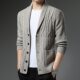 Woodpecker cardigan ຜູ້ຊາຍ knitted cardigan ວ່າງນອກໃສ່ຜູ້ຊາຍຫນາ sweater jacket ພາກຮຽນ spring ແລະດູໃບໄມ້ລົ່ນເຄື່ອງນຸ່ງຜູ້ຊາຍໃຫມ່