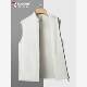 Woodpecker 2025 Spring and Autumn New Men's Stand Collar Vest Casual Dad Wear Sleeveless Sleeveless Waistcoat Thin