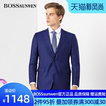 BOSSsunwen BOSSsunwen mens autumn new wool blazer slim business dress top